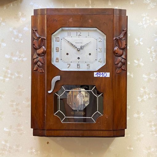 Đồng hồ vedette thùng bè số nổi mạ crom cùng chất âm trong chuẩn Pháp