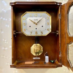 Đồng hồ Vedette thùng bè số nổi vàng đẹp sang trọng từ Pháp 
