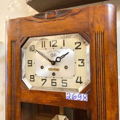Đồng hồ ODO 57/8 thùng sồi chạm trổ chơi chuông ngân hay