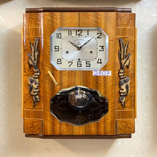 Đồng hồ MK thùng bè vân nu điểm bông lúa mạch đặc trưng Pháp