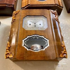Đồng hồ Girod thùng bè bốn bông mặt số nổi mạ Crom cực đẹp 