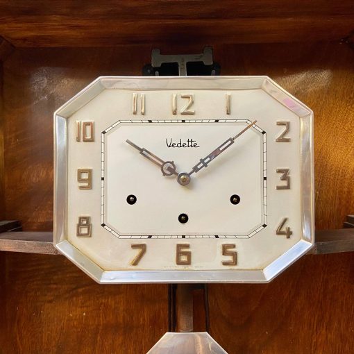 Đồng hồ Vedette thùng bè bốn bông vân nu số nổi đẹp từ Pháp
