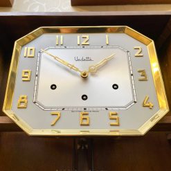 Đồng hồ Vedette thùng bè số nổi vàng cực kì sang trọng