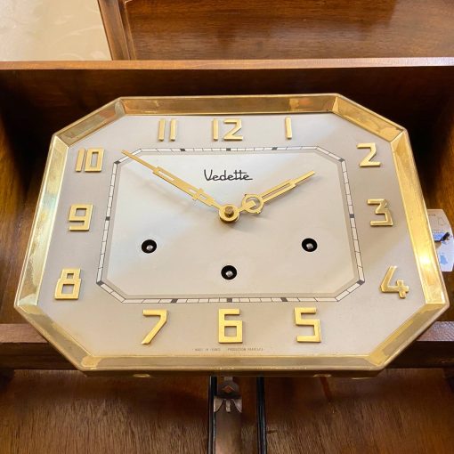Đồng hồ Vedette số nổi vàng có tắt chuông đêm tự động