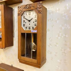 Đồng hồ ODO 36/8 thùng sồi chạm trổ chơi 2 bản nhạc