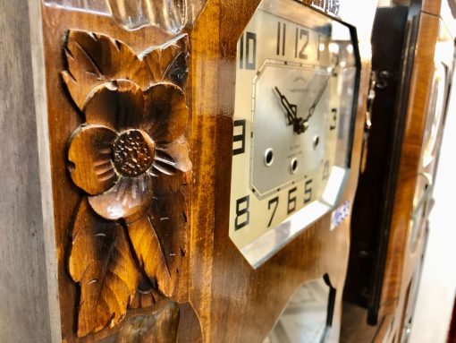 Đồng hồ jura thùng bè lượn sóng chùm hoa đẹp từ Pháp
