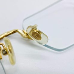 Kính mắt Nicole mạ vàng đẹp màu