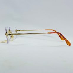 Kính mắt ba mảnh mạ vàng thiết kế đẹp