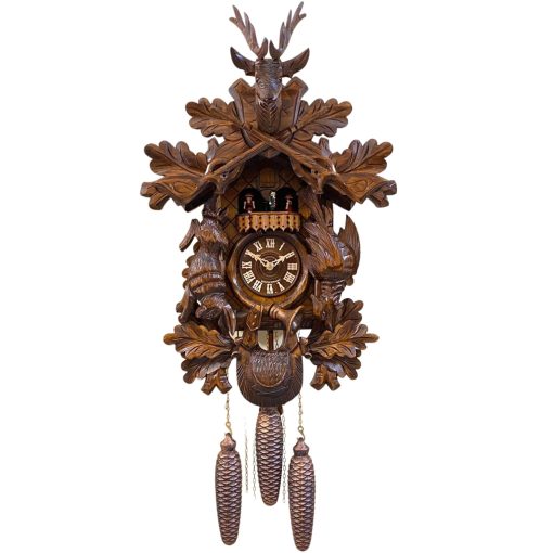 Đồng hồ Cuckoo Đức tạ tuần bản thiết kế đi săn chạm trổ rất đẹp