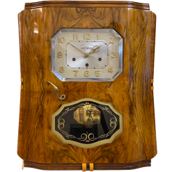 Đồng hồ FFR thùng bè số nổi vàng nổi bật vân gỗ nu đẹp
