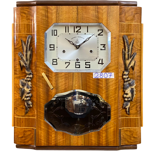 Đồng hồ MK thùng bè vân nu điểm bông lúa mạch đặc trưng Pháp