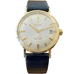 Đồng hồ Omega Seamaster De Ville đúc vàng 14K 