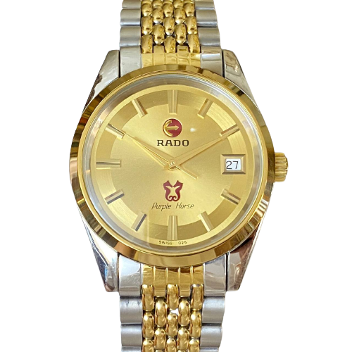 Đồng hồ Rado Purple Hores demi bọc vàng sang trọng từ Thuỵ Sĩ