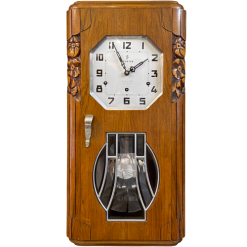 Đồng hồ Vedette thùng dài chạm trổ kính rào nguyên bản Pháp 