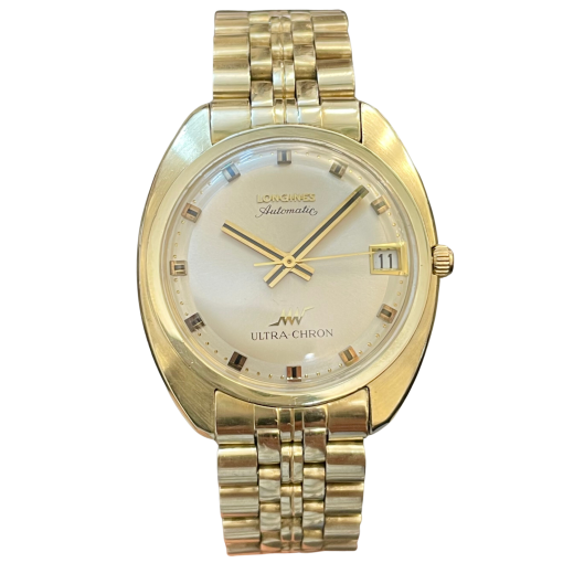 Đồng hồ đeo tay Longines vàng đúc 14k dây zin bọc vàng