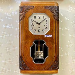 Đồng hồ girod thùng chạm trổ đỉnh cao cùng kính rào kim cương chơi 2 bản nhạc pháp