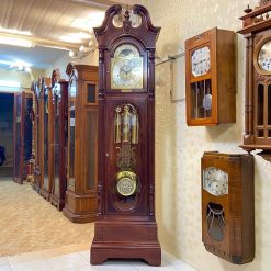 Đồng hồ tạ cây Howard Miller bản kỉ niệm 16 gông 16 búa có tắt chuông đêm