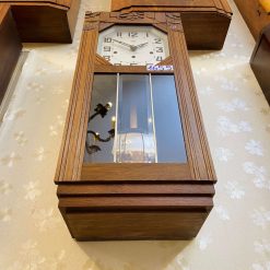 Đồng hồ ODO 36/8 thùng sồi chạm trổ chơi 2 bản nhạc