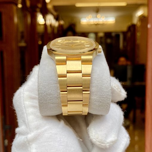 Đồng hồ Omega Geneve bọc vàng nguyên dây đẹp sang trọng