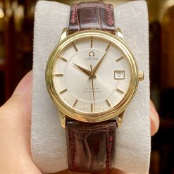 Đồng hồ đeo tay Omega Choronometer vàng đúc 18K từ Thuỵ Sĩ