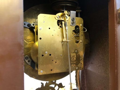 Đồng Hồ Boulle mặt men họa tiết đồng nhập pháp