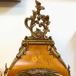 Đồng Hồ Boulle mặt men họa tiết đồng nhập pháp 