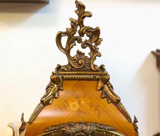 Đồng Hồ Boulle mặt men họa tiết đồng nhập pháp