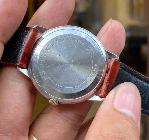 Đồng Hồ Bulova Ambassador Tự Động Siêu Mỏng Niềng 14k Gold Đẹp Trên 95%