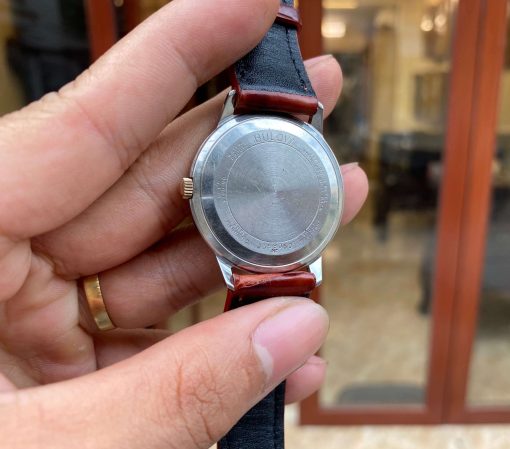 Đồng Hồ Bulova Ambassador Tự Động Siêu Mỏng Niềng 14k Gold Đẹp Trên 95%