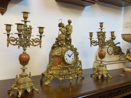 Đồng Hồ Chân Nến Tình Yêu Vĩnh Cửu Đẹp Nhập Đức