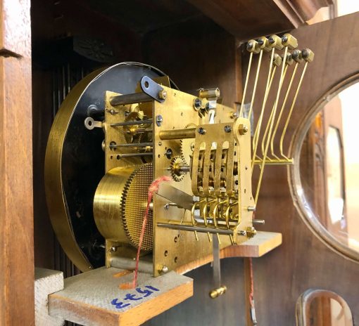 Đồng hồ cổ Junghans song tiện xoắn cao cấp với bộ máy vách đồng đẹp nhập Đức