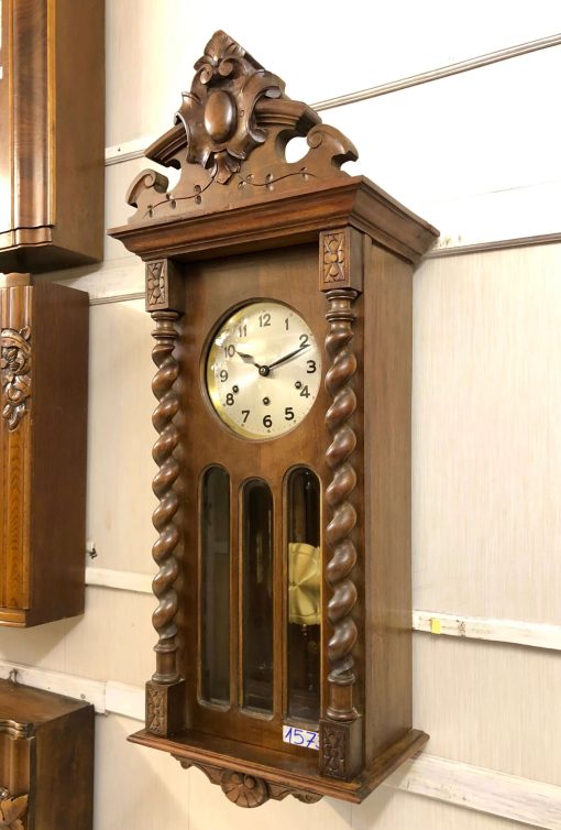 Đồng hồ cổ Junghans song tiện xoắn cao cấp với bộ máy vách đồng đẹp nhập Đức