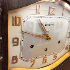 Đồng hồ cổ Vedette số nổi màu hồng nhập Pháp