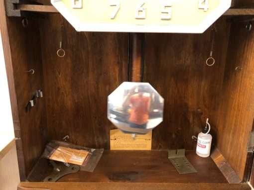 Đồng Hồ Jura Thùng Bè Vân Đối Xứng Số Nổi Nhập Pháp