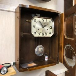 Đồng hồ Jura thùng bè vân nu bông lúa mạch chùm nho nhập pháp 