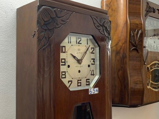 Đồng Hồ Odo 36/8  Thùng Dài Trạm Trổ Hoa Văn Chìm Nhập Pháp