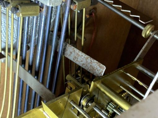 Đồng Hồ Odo 36/8  Thùng Dài Trạm Trổ Hoa Văn Chìm Nhập Pháp