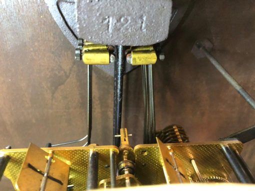 Đồng hồ Odo 57/10 số nổi thùng vân chùm đào chơi 2 bản nhạc nhập pháp