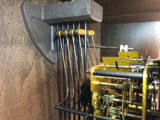 Đồng hồ Odo 57/10 số nổi thùng vân chùm đào chơi 2 bản nhạc nhập pháp