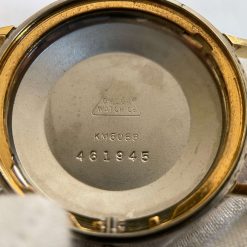 Đồng hồ Omega Semaster De Ville kim cọc vàng niềng càng 14k đẹp trên 95% Thụy Sỹ 