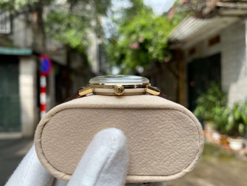 Đồng hồ Omega Semaster De Ville kim cọc vàng niềng càng 14k đẹp trên 95% Thụy Sỹ