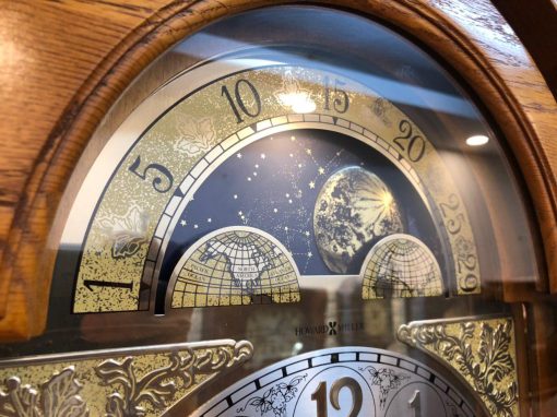 Đồng hồ tạ cây mặt số nổi có lịch trăng sao nhập Mỹ