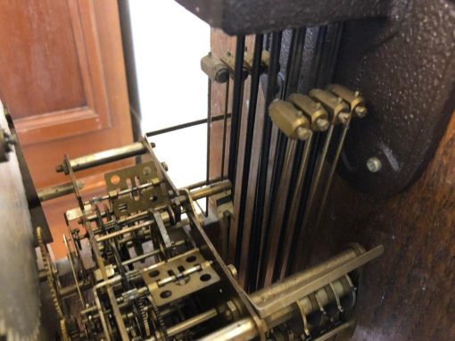 Đồng hồ tạ treo tường mặt số tranh phong thuỷ nhập Đức