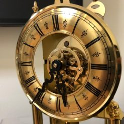 Đồng hồ Úp Ly mạ vàng ổ cót to hoạt động 400 ngày nhập Đức