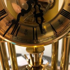 Đồng hồ Úp Ly mạ vàng ổ cót to hoạt động 400 ngày nhập Đức