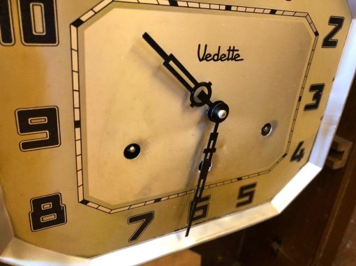 Đồng hồ Vedette nhập Pháp 8 côn chơi bản nhạc Web và kính cong mặt mo