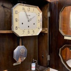 Đồng hồ Vedette số nổi thùng vân đối xứng nhập Pháp