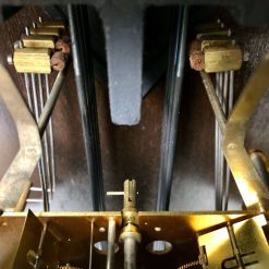 Đồng hồ vedette số nổi vàng thùng gỗ vân đẹp màu nhập Pháp