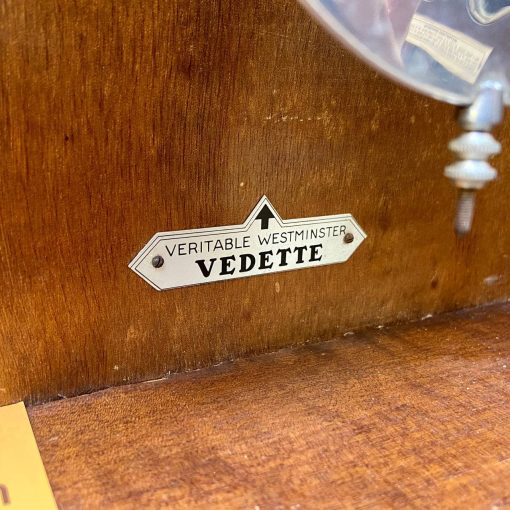 Đồng hồ Vedette thùng bè bông lúa máy 10 chơi 2 bản nhạc Pháp