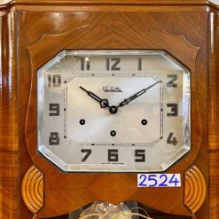 Đồng hồ Vedette thùng bè vân nu bóng đẹp sang trọng từ Pháp 
